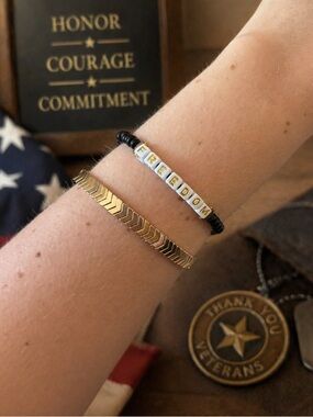 Freedom Veteran Inspired Bracelet Set 8”
